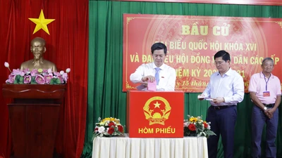 Cần Thơ: 22 xã, phường có tỉ lệ cử tri đi bầu đạt 100%