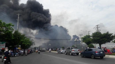 Vũng Tàu: Cháy ở khu vực đường Võ Nguyên Giáp