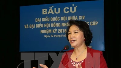 Lời gửi gắm tới cử tri của Chủ tịch QH Nguyễn Thị Kim Ngân