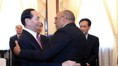 Chủ tịch nước Trần Đại Quang tiếp đại sứ Cuba sáng 28-8