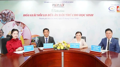 Báo Pháp Luật TP.HCM tổ chức Talkshow 'Hoá giải nỗi lo bữa ăn bán trú cho học sinh'