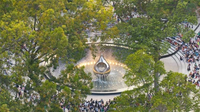 Tác phẩm 'Sức sống mới' về không gian tưởng niệm nạn nhân COVID-19 đạt giải nhất cuộc thi ảnh 