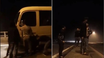 Bắt 9 người livestream chặn xe xin tiền trên quốc lộ