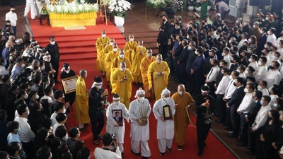 Xúc động Lễ truy điệu và di quan Phó Chủ tịch UBND TP.HCM Lê Hòa Bình