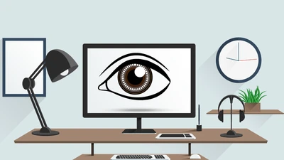 4 cách bảo vệ mắt trước máy tính, bức xạ điện từ