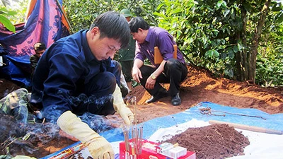 Hơn 50 bộ hài cốt liệt sĩ và lòng dân