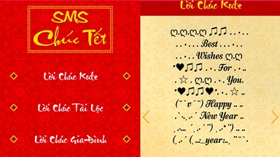 Ứng dụng chúc tết độc đáo cho smartphone