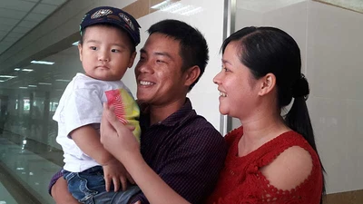 Cậu bé ở đảo Song Tử Tây đã được mổ tim