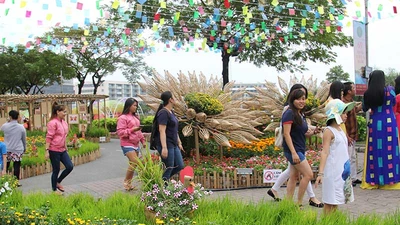 Hội hoa xuân đặc sắc