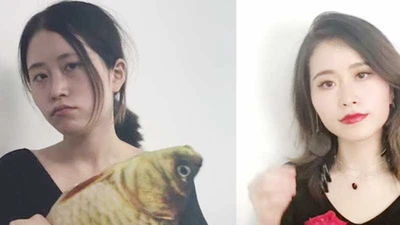 'Thánh nữ công sở' trang điểm bằng... đồ ăn