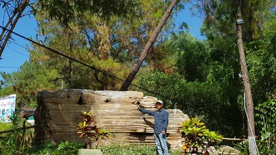 60 tấn đá của dân ‘chạy’ vào khu du lịch Phú Ninh