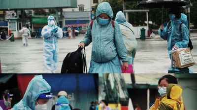 Video: Quảng Ngãi đón 100 bà bầu ở TP.HCM, Bình Dương và Đồng Nai về quê 