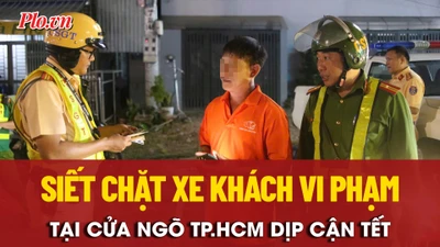 TP.HCM siết kiểm tra xe vận tải hành khách tại cửa ngõ dịp cận Tết