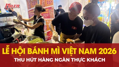 Hàng ngàn thực khách tham gia Lễ hội Bánh mì Việt Nam 2026 tại TP.HCM 