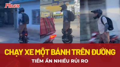 Hiểm họa khó lường từ trào lưu chạy xe một bánh trên đường 