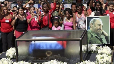 Di cốt lãnh tụ Fidel đã về đến 'cái nôi' cách mạng