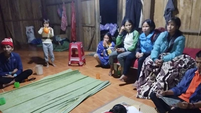 Quảng Nam sơ tán khẩn cấp 51 hộ dân ở vùng sạt lở đất. Ảnh: PT