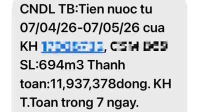 Người dân lo lắng vì nhận hóa đơn tiền nước gần 12 triệu đồng/tháng