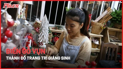 Video: Cô gái kiếm tiền triệu nhờ biến gỗ vụn thành đồ trang trí giáng sinh