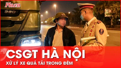 Video: Hà Nội siết chặt kiểm tra xe quá tải, quá khổ