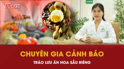 Ăn hoa sầu riêng thế nào cho đúng? 