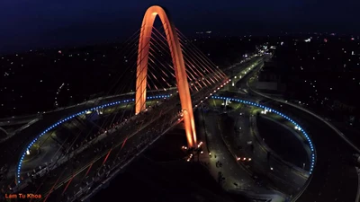 Hình ảnh tuyệt đẹp của cây cầu vượt 3 tầng vừa khánh thành tại Đà Nẵng 