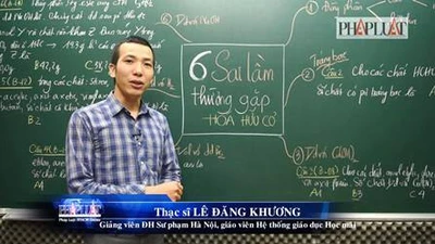 6 sai lầm thường gặp ở hóa hữu cơ 