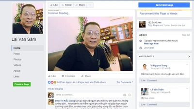 Tất cả Facebook có tên Lại Văn Sâm đều là giả mạo