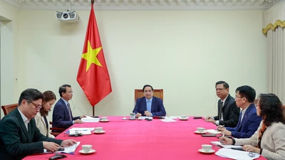 Thủ tướng Phạm Minh Chính điện đàm với Thủ tướng Kuwait
