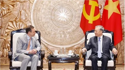 Tổng Bí thư tiếp Chủ tịch kiêm Tổng Giám đốc điều hành Tập đoàn GE Vernova