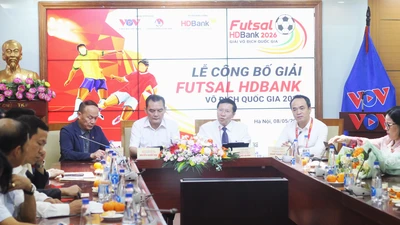 Giải futsal HDBank vô địch quốc gia 2026 khởi tranh từ ngày 9-5