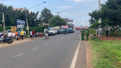 1 phụ nữ bị tai nạn tử vong để lại chồng bại liệt và 3 cháu ngoại mồ côi