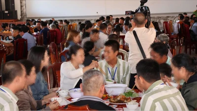 Buổi sum họp được mong chờ tại Trại giam Xuân Lộc