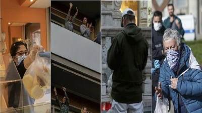 Người dân các nước Ý, Tân Ban Nha, Đức, Áo sẽ sớm nhận tin tốt về tình hình đại dịch COVID-19. Ảnh: AP