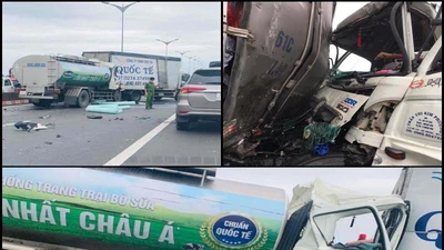 Tông xe liên hoàn, cầu Cần Thơ kẹt xe nghiêm trọng 