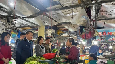 Kiểm tra thị trường dịp Tết Bính Ngọ tại Hà Tĩnh, Nghệ An