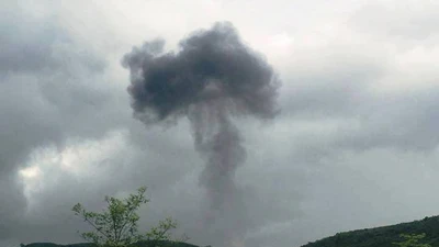 Máy bay quân sự Su-22 rơi ở Nghệ An 