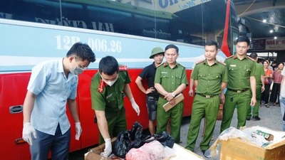 Nội tạng và thịt chó hôi thối suýt lên bàn nhậu