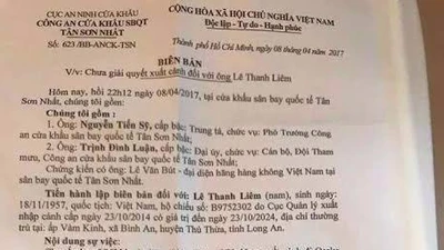 Nguyên giám đốc Sở Y tế Long An bị cấm xuất cảnh