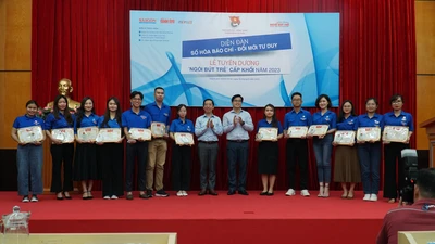 6 phóng viên, biên tập viên báo Pháp Luật TP.HCM đạt Giải thưởng 'Ngòi bút trẻ' cấp khối 