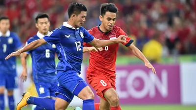 Thắng Singapore 1-0, Thái Lan đoạt vé bán kết đầu tiên