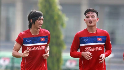 U-22 VN tập buổi đầu tiên trước trận gặp U-20 Argentina