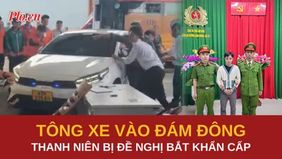 Đề nghị bắt khẩn cấp nam thanh niên tông xe vào đám đông ở cây xăng 