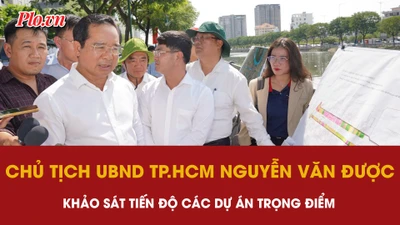 Chủ tịch UBND TP.HCM Nguyễn Văn Được khảo sát tiến độ các dự án trọng điểm