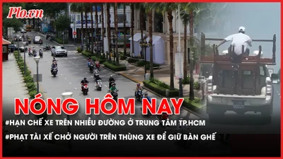 hạn chế xe, trung tâm TP.HCM, giá xăng dầu, chở người trên thùng xe