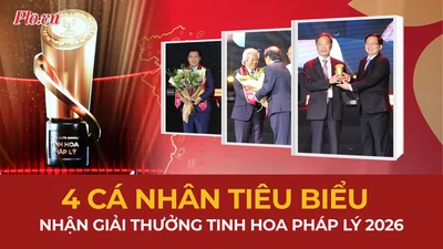 4 chuyên gia gạo cội trong ngành luật nhận Giải thưởng Tinh hoa Pháp lý mùa đầu tiên