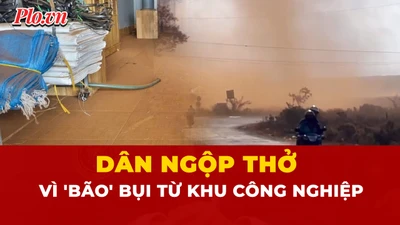 bụi, bão bụi, dự án, khu công nghiệp phú xuân