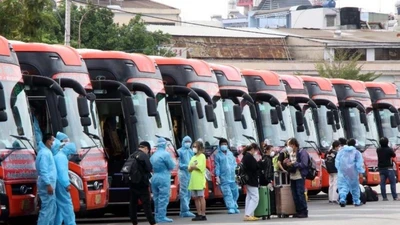 1.500 người dân Phú Yên, Đắk Lắk và Kiên Giang tiếp tục về quê