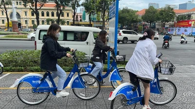 Xe đạp công cộng hút giới trẻ tham gia trải nghiệm