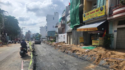 Đường Chu Văn An ở TP.HCM dần lộ diện